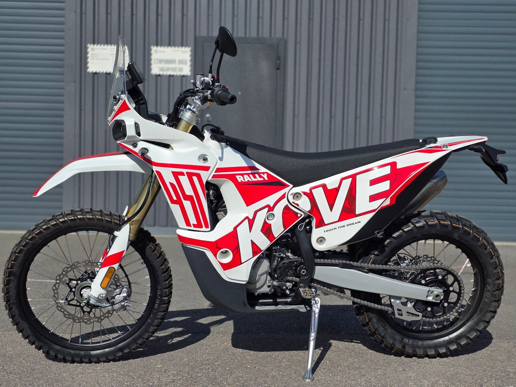 Мотоцикл KOVE 450 RALLY REGULAR Червоний/Білий